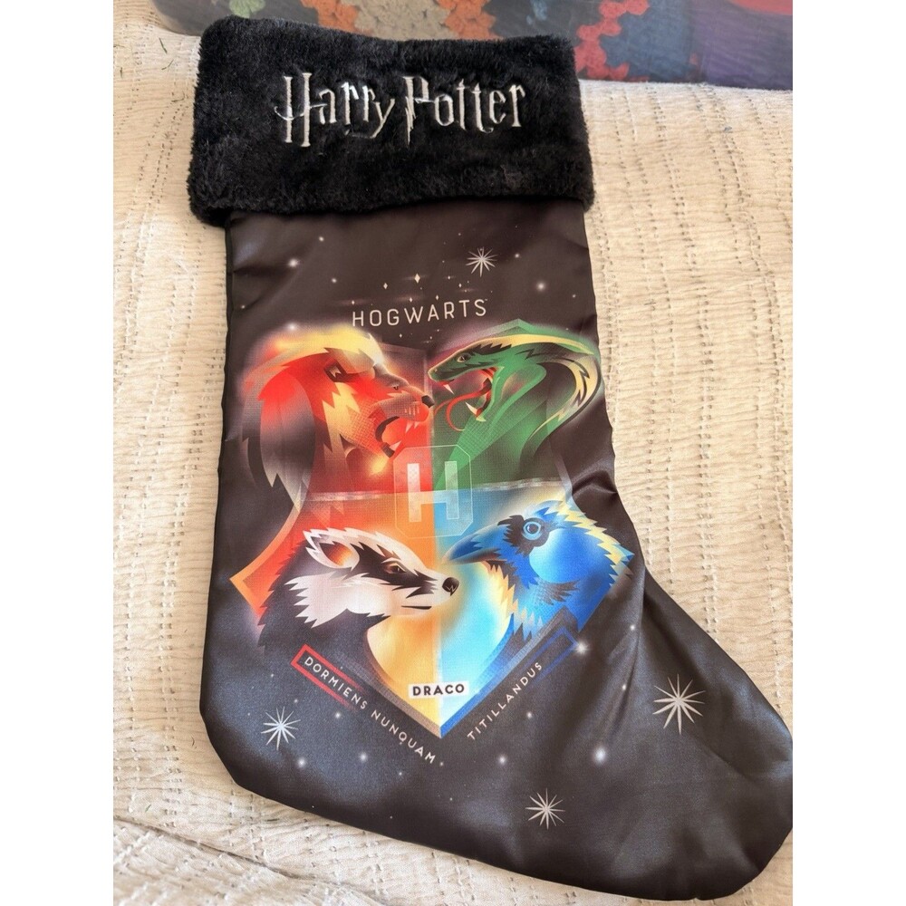 Harry Potter Hogwarts Christmas Stocking Ruz Wizarding World 2022 Without Tags